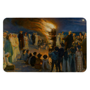 Peder Severin Kroyer - Midsummer's Eve Bonfire マグネット