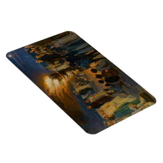 Peder Severin Kroyer - Midsummer's Eve Bonfire マグネット (右側)