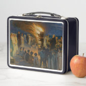 Peder Severin Kroyer - Midsummer's Eve Bonfire メタルランチボックス (インサイチュ)