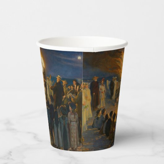 Peder Severin Kroyer - Midsummer's Eve Bonfire 紙コップ (右)