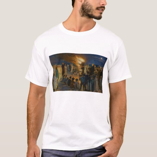 Peder Severin Kroyer - Midsummer's Eve Bonfire Tシャツ (正面)