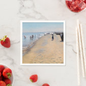 Peder Severin Kroyer - Summer Day at Skagenビーチ スタンダードカクテルナプキン (インサイチュ)