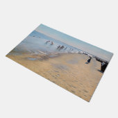 Peder Severin Kroyer - Summer Day at Skagenビーチ ドアマット (アングル)