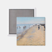 Peder Severin Kroyer - Summer Day at Skagenビーチ マグネット (正面/裏面)