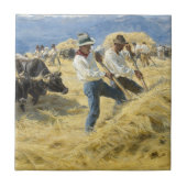 Peder Severin Kroyer - Threshing in the Abruzzi タイル (正面)
