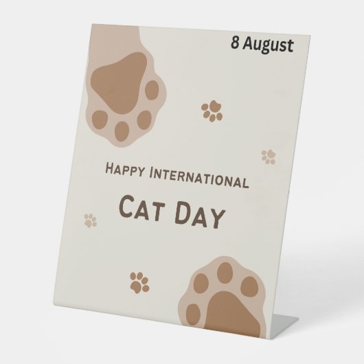 Pedestal Sign 台座サイン (正面)