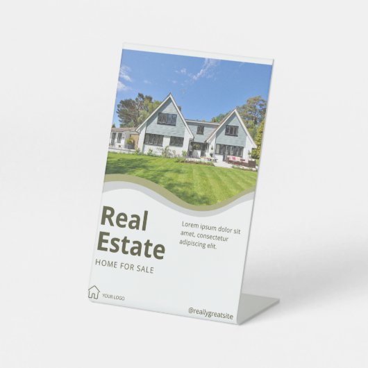 Pedestal Sign 台座サイン (正面)