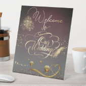 Pedestal Sign de boda con velas 台座サイン (インサイチュ)