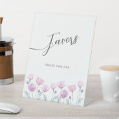 Pedestal Sign for bride shower. 台座サイン (インサイチュ)