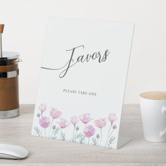 Pedestal Sign for bride shower. 台座サイン (インサイチュ)