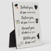 Pedestal Sign for Graduate フォトプラーク (側面)