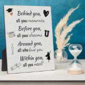 Pedestal Sign for Graduate フォトプラーク (側面)