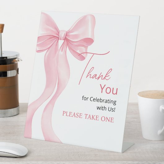 Pedestal Sign Thank You for Celebrating with Us! 台座サイン (インサイチュ)