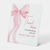 Pedestal Sign Thank You for Celebrating with Us! 台座サイン (正面)