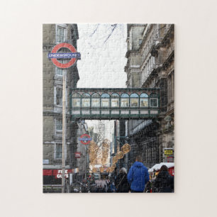 Pedestrian Bridge, Charing Cross, London UK ジグソーパズル