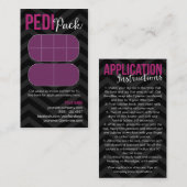 Pediのパックの名刺 名刺 (正面/裏面)