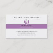 Pediatric Dentist | Dental Practice Lavender 名刺 (正面)