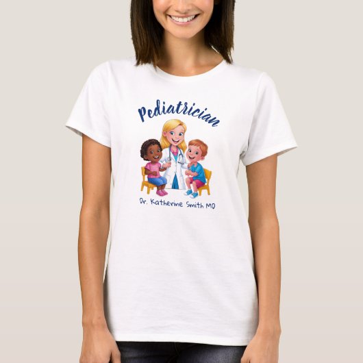 pediatric doctor antistress children tシャツ (正面)