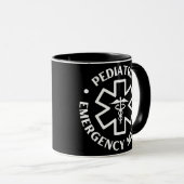 Pediatric emergency medicine Doctor Nurse Medical マグカップ (正面右)