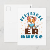 Pediatric ER Nurse ポストカード (正面/裏面)