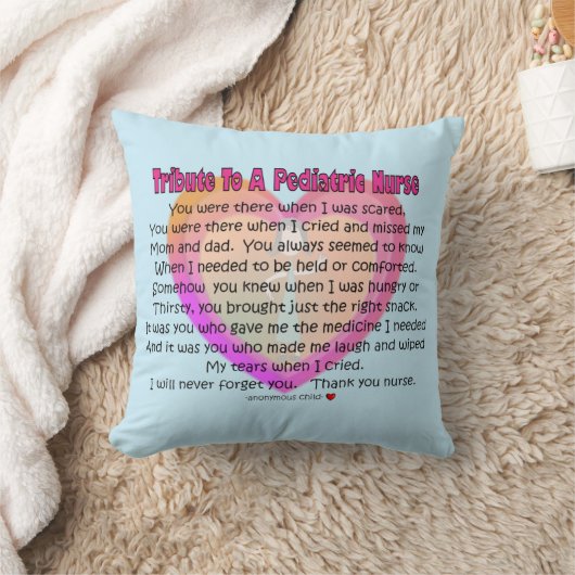 Pediatric Nurse Appreciation クッション (ブランケット)
