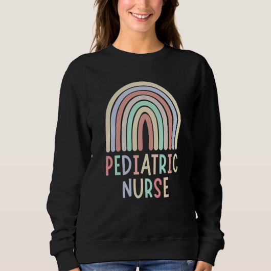 Pediatric Nurse Future Nursing School For Women 1 スウェットシャツ (正面)
