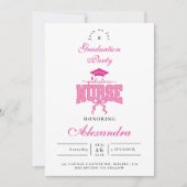 Pediatric Nurse Graduation Party 招待状 (正面)