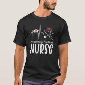 Pediatric Nurse Practitioner Heartbeat PNP Nurse Tシャツ (正面)