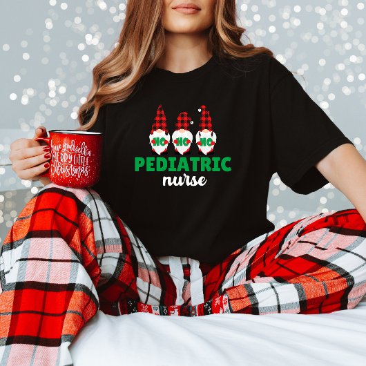 Pediatric Nurse Santa Celebration Christmas Tee Tシャツ