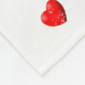 Pediatric Peds Nurse Valentines Day Love Heart Ste フリースブランケット (角)