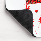 Pediatric Peds Nurse Valentines Day Love Heart Ste マウスパッド (コーナー)