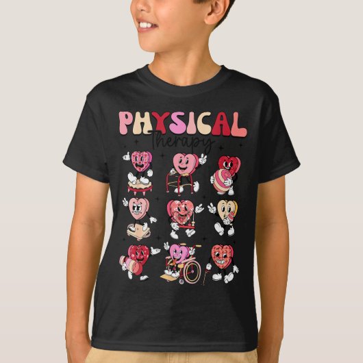 Pediatric Physical Therapy Pt Pta Happy Valentine' Tシャツ (正面)