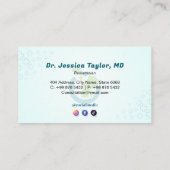 Pediatric Rehab Business | Blue Medical 名刺 (裏面)