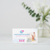 Pediatric Rehab Business | Blue Medical 名刺 (スタンド正面)