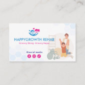 Pediatric Rehab Business | Blue Medical 名刺 (正面)