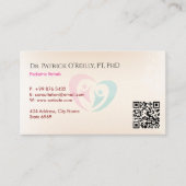 Pediatric Therapy Business | Light Red 名刺 (正面)