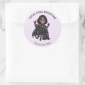 Pediatric Therapy Superhero Reward Sticker ラウンドシール (バッグ)