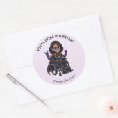 Pediatric Therapy Superhero Reward Sticker ラウンドシール (封筒)