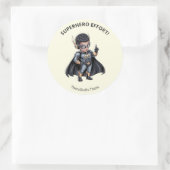 Pediatric Therapy Superhero Reward Sticker ラウンドシール (バッグ)