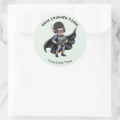 Pediatric Therapy Superhero Reward Sticker ラウンドシール (バッグ)