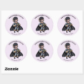 Pediatric Therapy Superhero Reward Sticker ラウンドシール (シート)
