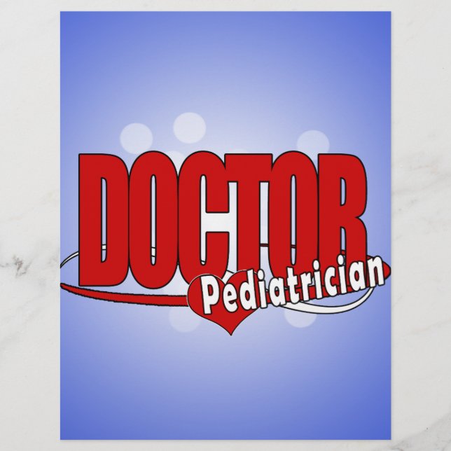 PEDIATRICIANロゴの博士 (正面)