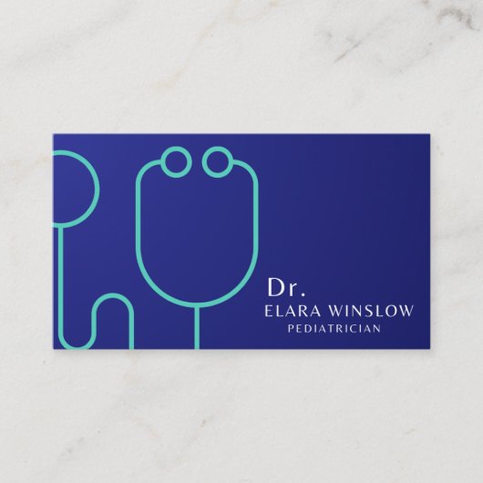 Pediatrician & Child Health Specialist 名刺 (正面)