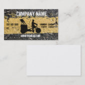 Pedicabのアスファルト名刺 名刺 (正面/裏面)