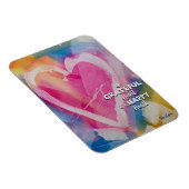 Pedie Wolfondによる感謝の幸せなハートマグネットアート マグネット (右側)