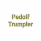 Pedolf Trumpler Hankamer Artjunkhaus Fun Comic Art シール (正面)