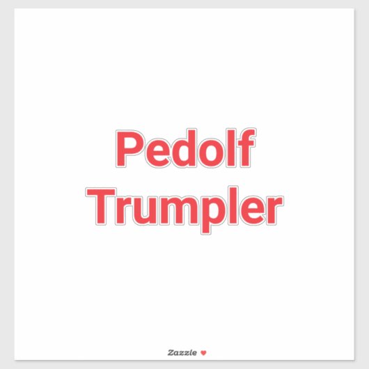 Pedolf Trumpler Hankamer Artjunkhaus Fun Comic Art シール (シート)