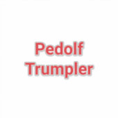 Pedolf Trumpler Hankamer Artjunkhaus Fun Comic Art シール (正面)
