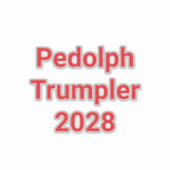 Pedolph Trumpler 2028 Hankamer Artjunkhaus Comic  シール (正面)