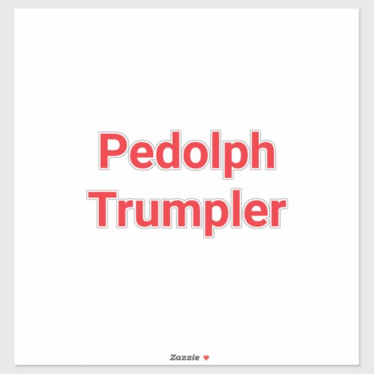 Pedolph Trumpler Hankamer Artjunkhaus Comic Art シール (シート)